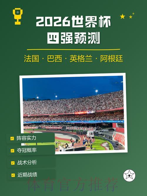 实时掌握2026世界杯竞猜最新动态，让你的预测更精准